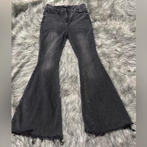 Judy Blue Charcoal Flare Jeans